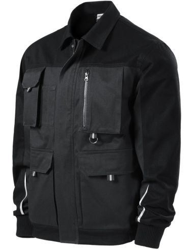 Pracovná bunda pánska Woody W51 ebony gray