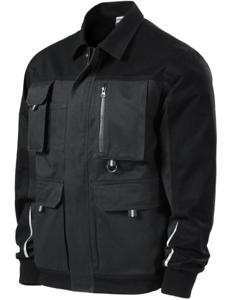 Pracovná bunda pánska Woody W51 ebony gray