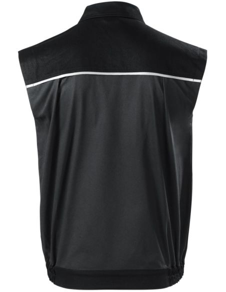 Pracovná vesta pánska Woody W52 ebony gray