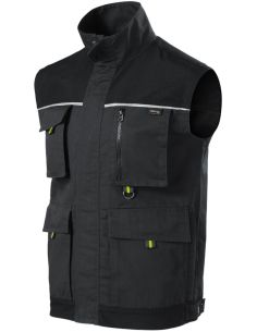 Pracovná vesta pánska Ranger W54 ebony gray 2