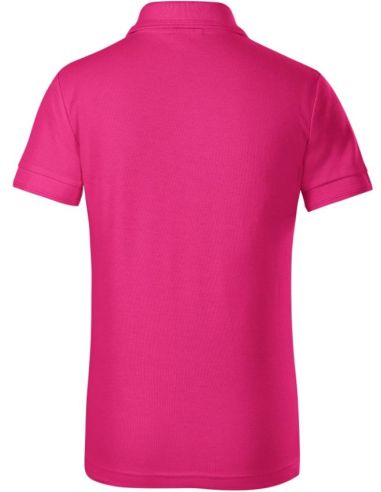 Polokošeľa detská Pique Polo X22 purpurová