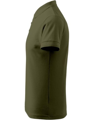 Polokošeľa pánska Pique Polo 203 military