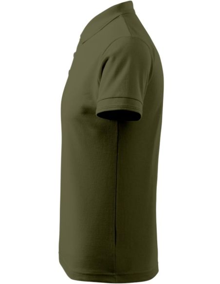 Polokošeľa pánska Pique Polo 203 military