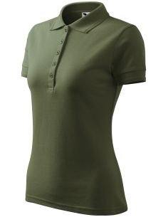 Polokošeľa dámska Pique Polo 210 khaki