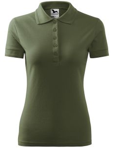 Polokošeľa dámska Pique Polo 210 khaki 2