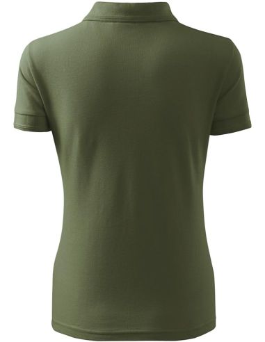 Polokošeľa dámska Pique Polo 210 khaki