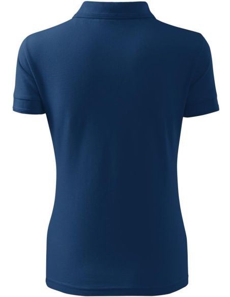 Polokošeľa dámska Pique Polo 210 polnočná modrá