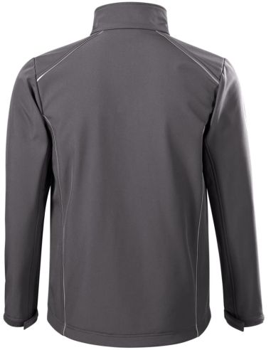 Softshellová bunda pánska Valley 536 oceľovo sivá