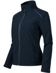 Softshellová bunda dámska Valley 537 tmavomodrá