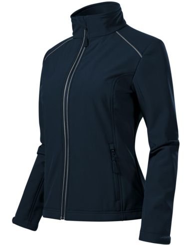 Softshellová bunda dámska Valley 537 tmavomodrá