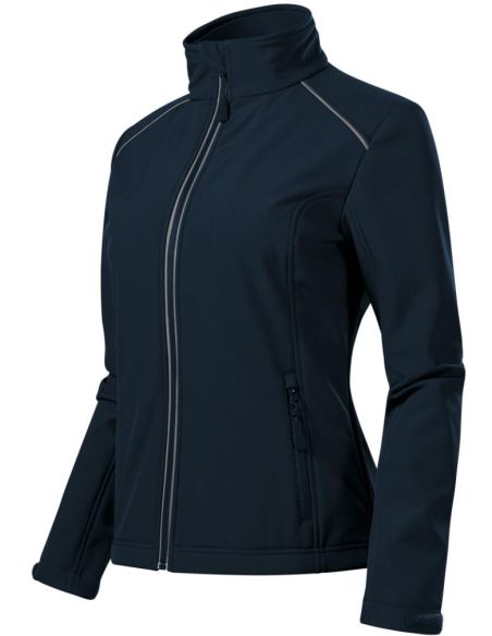Softshellová bunda dámska Valley 537 tmavomodrá
