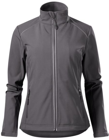 Softshellová bunda dámska Valley 537 oceľovo sivá