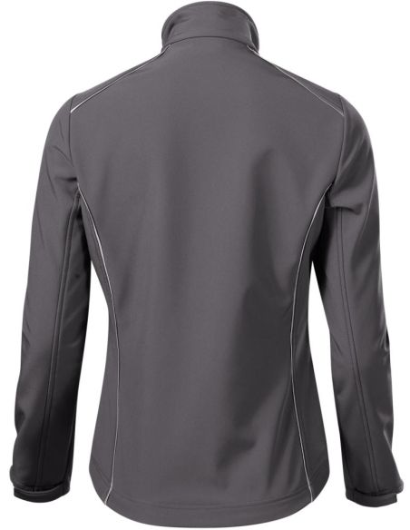 Softshellová bunda dámska Valley 537 oceľovo sivá