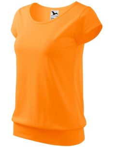 Tričko dámske City 120 mandarínková oranžová