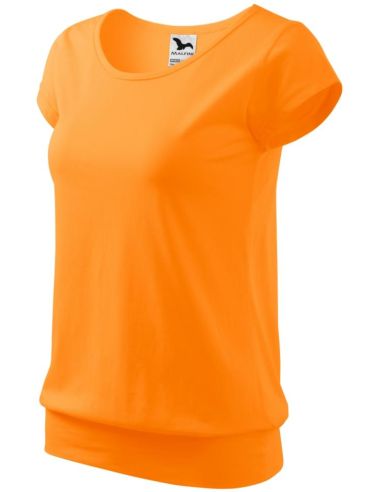 Tričko dámske City 120 mandarínková oranžová