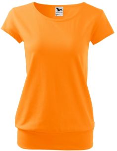 Tričko dámske City 120 mandarínková oranžová 2