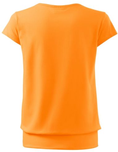 Tričko dámske City 120 mandarínková oranžová
