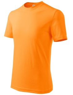 Tričko detské Basic 138 mandarínková oranžová