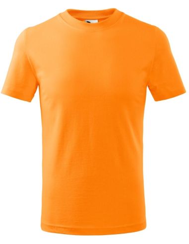 Tričko detské Basic 138 mandarínková oranžová