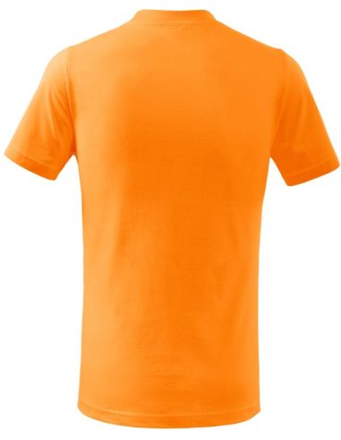 Tričko detské Basic 138 mandarínková oranžová
