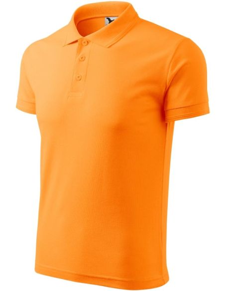 Polokošeľa pánska Pique Polo 203 mandarínková oranžová