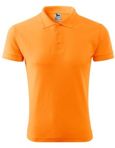 Polokošeľa pánska Pique Polo 203 mandarínková oranžová 2