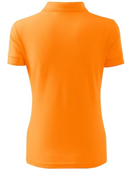 Polokošeľa dámska Pique Polo 210 mandarínková oranžová