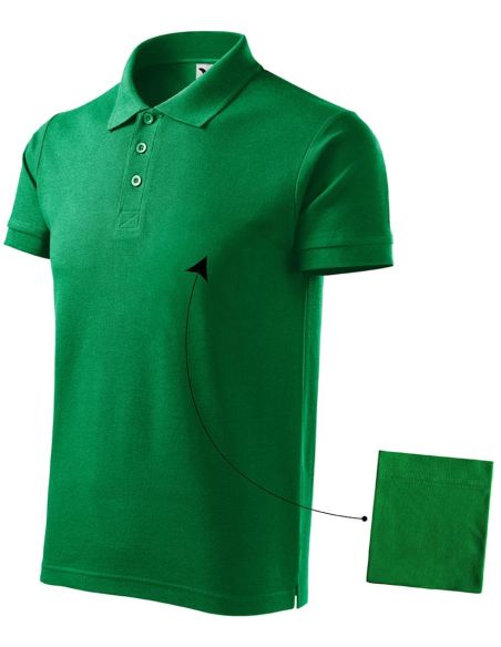 Polokošeľa pánska Cotton 212 trávová zelená