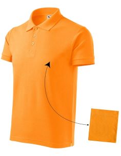 Polokošeľa pánska Cotton 212 mandarínková oranžová