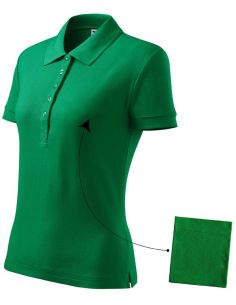 Polokošeľa dámska Cotton 213 trávová zelená