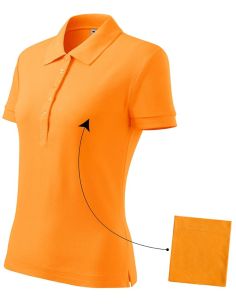 Polokošeľa dámska Cotton 213 mandarínková oranžová