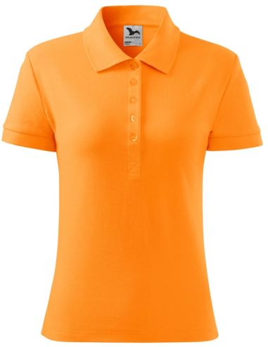 Polokošeľa dámska Cotton 213 mandarínková oranžová