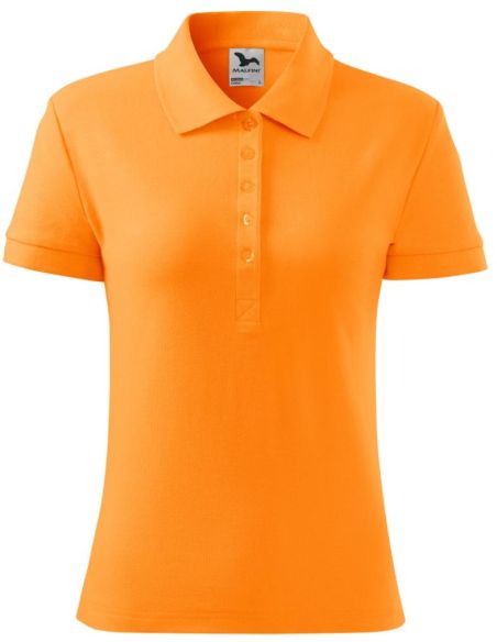 Polokošeľa dámska Cotton 213 mandarínková oranžová
