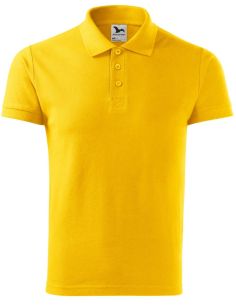 Polokošeľa pánska Cotton Heavy 215 žltá 2
