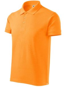 Polokošeľa pánska Cotton Heavy 215 mandarínková oranžová
