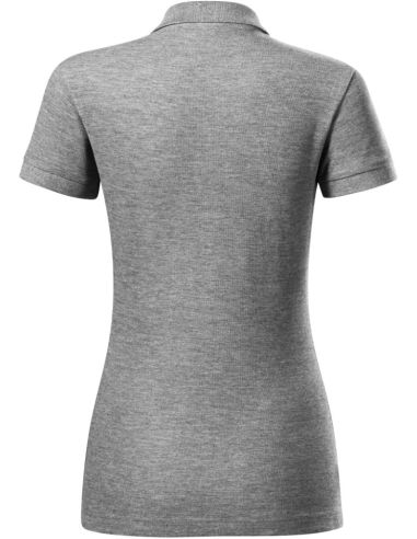 Polokošeľa dámska Cotton Heavy 216 tmavosivý melír