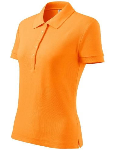 Polokošeľa dámska Cotton Heavy 216 mandarínková oranžová