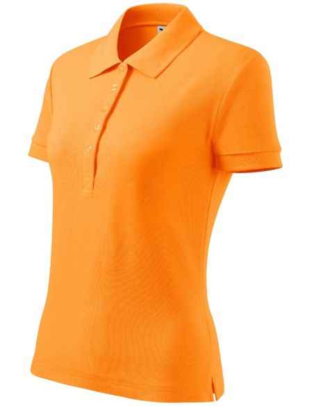 Polokošeľa dámska Cotton Heavy 216 mandarínková oranžová