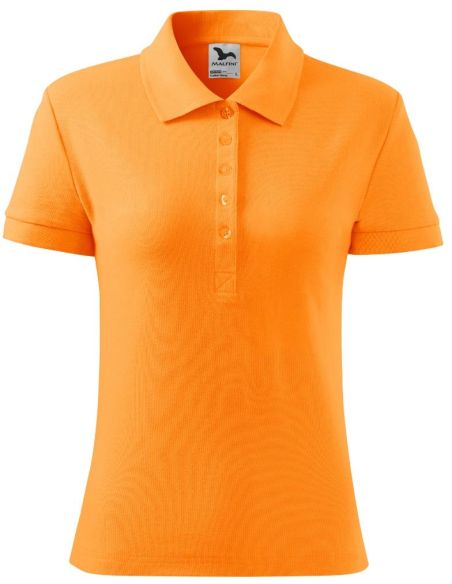 Polokošeľa dámska Cotton Heavy 216 mandarínková oranžová