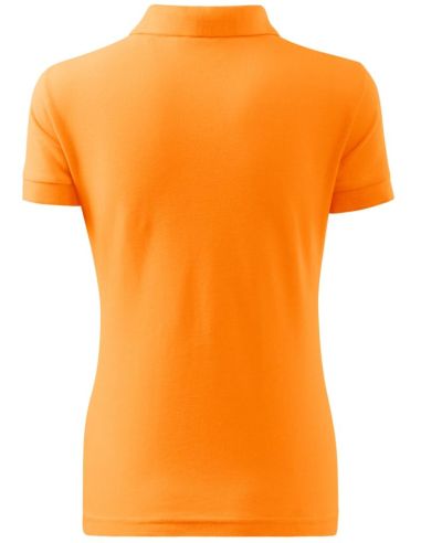 Polokošeľa dámska Cotton Heavy 216 mandarínková oranžová