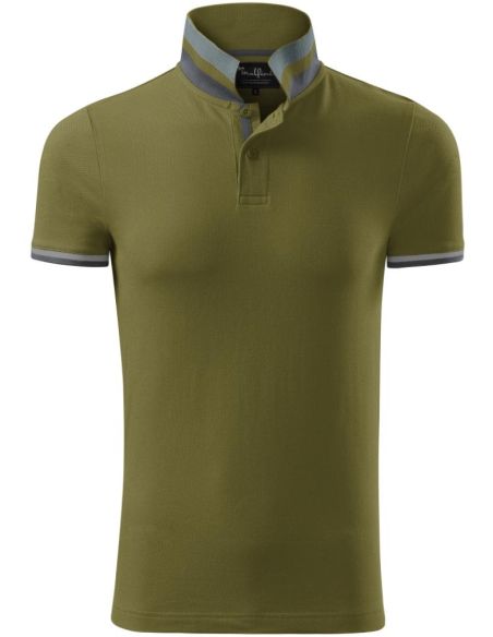 Polokošeľa pánska Collar Up 256 avokádová zelená