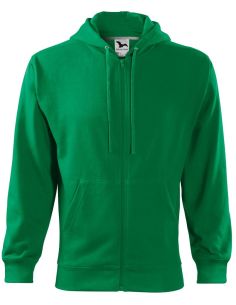 Mikina pánska Trendy Zipper 410 trávová zelená 2