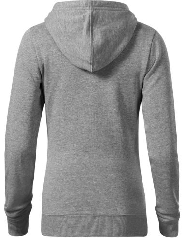 Mikina dámska Break 841 tmavosivý melír