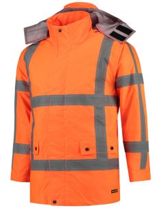 Pracovná bunda unisex RWS Parka T50 fluorescenčná oranžová