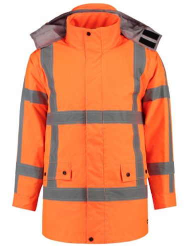 Pracovná bunda unisex RWS Parka T50 fluorescenčná oranžová