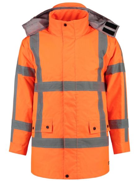 Pracovná bunda unisex RWS Parka T50 fluorescenčná oranžová