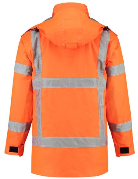 Pracovná bunda unisex RWS Parka T50 fluorescenčná oranžová