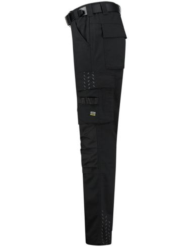 Pracovné nohavice unisex Work Pants Twill Cordura T63 čierna
