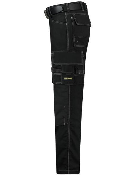 Pracovné nohavice unisex Cordura Canvas Work Pants T61 čierna
