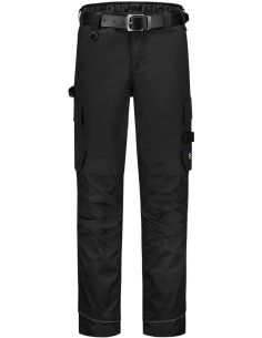 Pracovné nohavice unisex Work Pants Twill Cordura Stretch T62 čierna 2